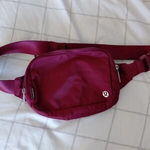 Lululemon Athletica Maroon Belt Bag